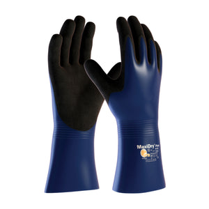 MAXIDRY® PLUS™ NITRILE COATED GLOVE WITH NYLON / ELASTANE LINER AND NON-SLIP GRIP ON PALM & FINGERS