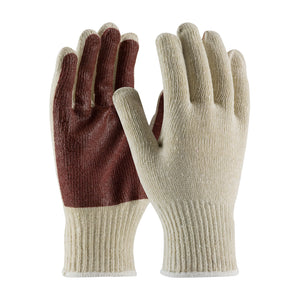 SEAMLESS KNIT COTTON / POLYESTER GLOVE WITH NITRILE PALM COATING