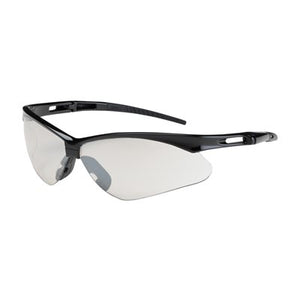 ANSER™ SEMI-RIMLESS SAFETY GLASSES WITH BLACK FRAME, I/O LENS AND ANTI-SCRATCH COATING