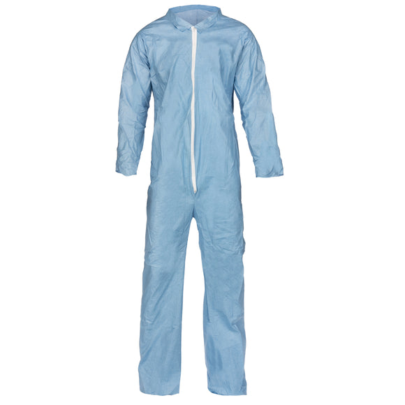 PYROLON PLUS 2 SERGED SEAM COVERALL WITH COLLAR, NO ELASTIC (CASE 25)