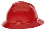 MSA V-Gard® Full Brim Hard Hats - VARIOUS COLORS