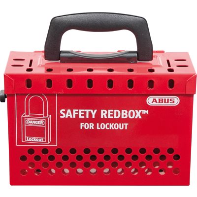 ABUS LOCKOUT BOX-B835 SAFETY REDBOX™ INCL. WALL-BRACKET