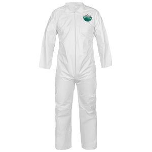 MICROMAX SERGED SEAM COVERALL WITH COLLAR, NO ELASTIC (CASE 25)