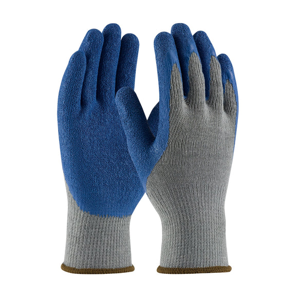 G-TEK® SEAMLESS KNIT POLYESTER/COTTON GLOVE WITH LATEX COATED CRINKLE GRIP ON PALM & FINGERS
