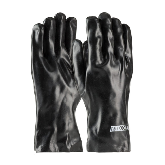 PROCOAT® PREMIUM PVC DIPPED GLOVE WITH INTERLOCK LINER AND SMOOTH FINISH - 12